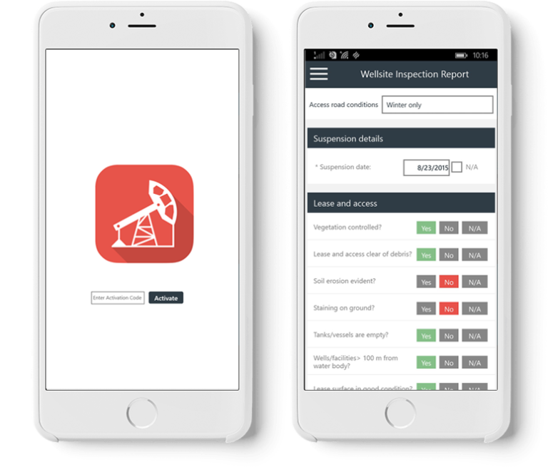 Corporate mobile app on iOS, Android, or Windows